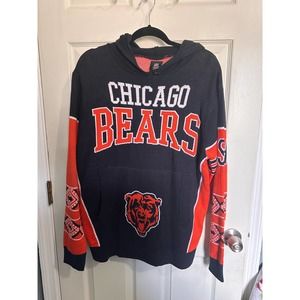 Mens Womens Vintage NFL Team Apparel Throwback Heavy Hoodie Argyle Sweater L